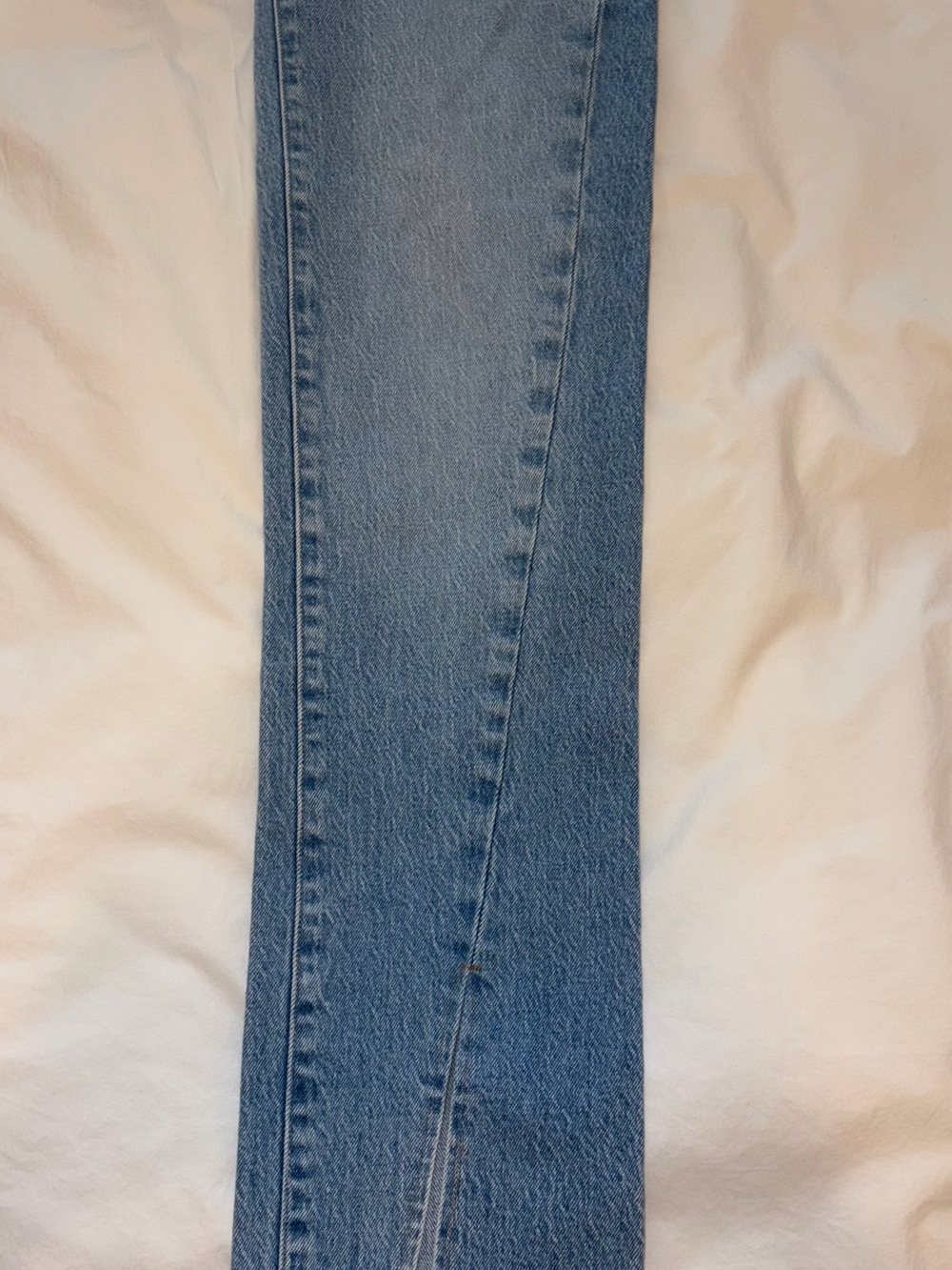 Good American Light Blue High-Rise Distressed Women's Jeans - Picture 4 of 6